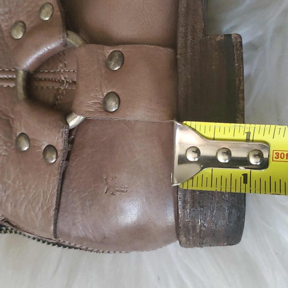 Frye Phillip harness brown Leather  long riding boots size 9B - Picture 11 of 16